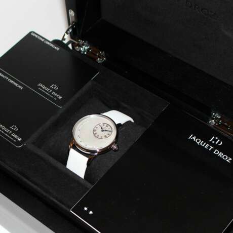 JAQUET DROZ, PETITE HEURE MINUTE DATE ASTRALE, MOTHER-OF-PEARL DIAL, REF. J021010208 - photo 7