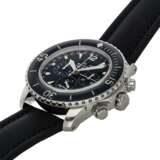 Blancpain. BLANCPAIN, FIFTY FATHOMS CHRONOGRAPH FLYBACK QUANTIEME COMPLET CALENDAR, REF. 5066F-1140-52B - photo 3