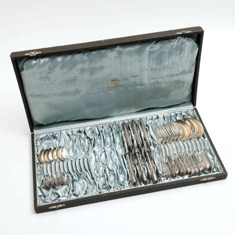 DEUTSCH Speisebesteck für 6 Personen, 800 Silber, 20. Jahrhundert - фото 1