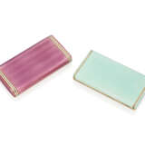 TWO JEWELLED GUILLOCHÉ AND CHAMPLEVÉ ENAMEL SILVER-GILT CIGARETTE CASES - фото 2