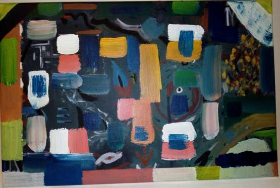 Gemälde „Beweis.“, Leinwand, Acrylfarbe, Abstractionismus, Animalistisches, 2020 - Foto 1