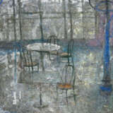Drawing “Cafe.”, Paper, Mixed media, Impressionist, Everyday life, 2010 - photo 1