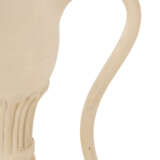 A PAIR OF WHITE-PAINTED TEAK VASES - photo 3