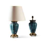 A PAIR OF ORMOLU-MOUNTED CHINESE CLOISONNE ENAMEL VASES, MOUNTED AS LAMPS - фото 1