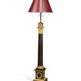 A LARGE NORTH EUROPEAN ORMOLU AND PATINATED-BRONZE CANDELABRUM, MOUNTED AS A LAMP - Foto 1