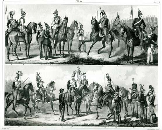 Французская, Прусская униформа кавалерии - photo 1