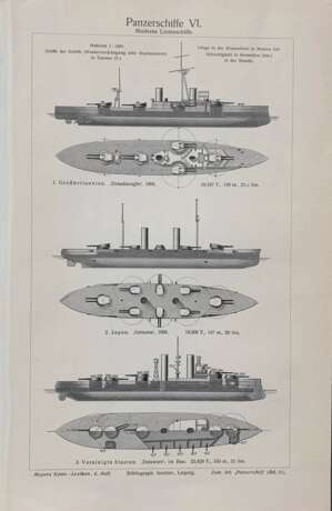 Военные корабли. 1890 г. - Foto 1