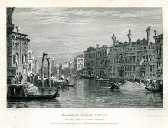 Италия. Венеция. С. Прут - Уоллис. 1831 г. - Foto 1