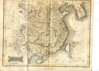 Географическая карта. Китай. 1826 г