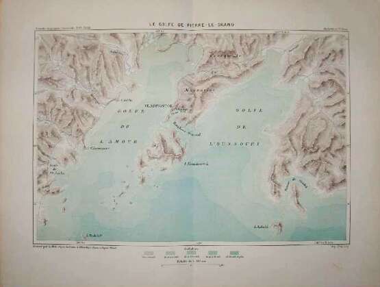Карта Владивостока. 1882 г - фото 1