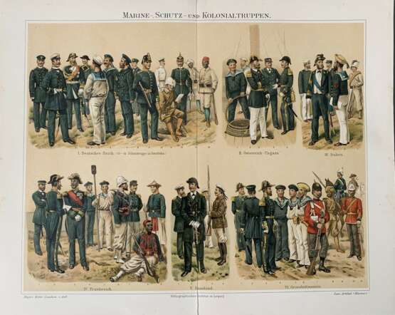 Морская униформа. 1894 год - Foto 1