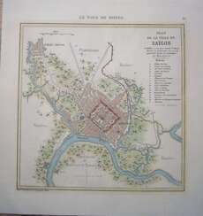Карта Сайгона (сейчас Хошимин)