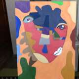 Картина «Лицо», Картон, Акриловые краски, Современное искусство, 2020 г. - фото 1