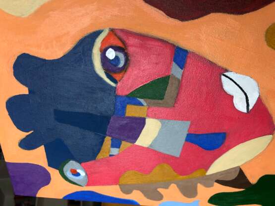Картина «Лицо», Картон, Акриловые краски, Современное искусство, 2020 г. - фото 2