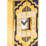 Cartier. ART DECO ENAMEL AND GOLD 'ALTAR' DESK CLOCK, CARTIER - Foto 2