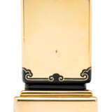 Cartier. ART DECO ENAMEL AND GOLD CLOCK, CARTIER - Foto 2