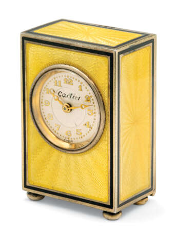 Cartier. BELLE EPOQUE ENAMEL 'MIGNONETTE' CLOCK, CARTIER - Foto 3