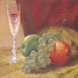 Painting “Grapes with bananas”, Canvas, Oil paint, Realist, Still life, 2006 - photo 1