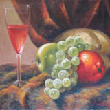 Gemälde „mit Bananen“, Leinwand, Ölfarbe, Realismus, Stillleben, 2006 - Foto 1