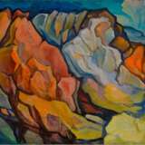Gemälde „Smaragd Feurige Pass“, Leinwand, Ölfarbe, Impressionismus, Landschaftsmalerei, 1998 - Foto 1