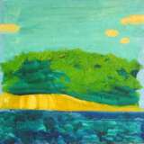 Painting “Island”, Canvas, Oil paint, Realist, Marine, 1989 - photo 1