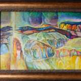 Gemälde „Lebende Berg“, Leinwand, Ölfarbe, Avantgardismus, Landschaftsmalerei, 2009 - Foto 1