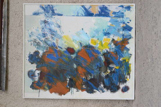 Painting “Concretization”, Canvas, Oil paint, Abstractionism, Landscape painting, 2004 - photo 2