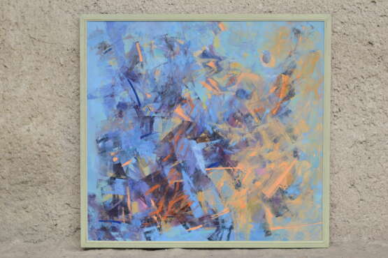 Painting “Pronoun”, Canvas, Oil paint, Abstractionism, Landscape painting, 2003 - photo 2