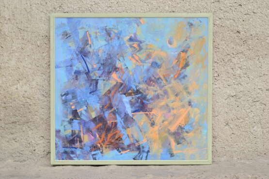 Painting “Pronoun”, Canvas, Oil paint, Abstractionism, Landscape painting, 2003 - photo 3