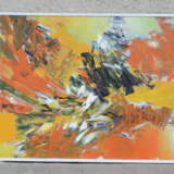 Painting “Refraction III”, Canvas, Oil paint, Abstractionism, Landscape painting, 2005 - photo 2