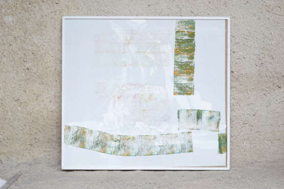 Painting “Bridge”, Canvas, Oil paint, Abstractionism, Landscape painting, 2006 - photo 2