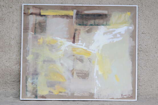 Painting “Imprint II”, Canvas, Oil paint, Abstractionism, Landscape painting, 2006 - photo 2