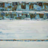 Gemälde „Raum“, Leinwand, Ölfarbe, Abstractionismus, Landschaftsmalerei, 2002 - Foto 1