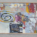 Painting “When? where? why?”, Canvas, Oil paint, Abstractionism, Landscape painting, 2012 - photo 2