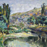 Painting “Glimmer I”, Canvas, Oil paint, Abstractionism, Landscape painting, 2001 - photo 1