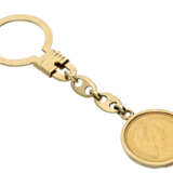 Schlüsselanhänger: hochwertiger und luxuriöser Schlüsselanhänger mit Goldmünze, Sovereign Elisabeth II 1976 - фото 1