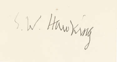 Astrophysical Quantities, with Hawking's ownership inscription