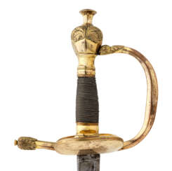 A 'GOLDEN' INFANTRY SMALL SWORD, PATTERN 1798