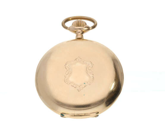 Taschenuhr: sehr schwere Goldsavonnette, um 1900, Invicta SA/(Les Fils de) R. Picard/Fabrique d'Horlogerie - фото 3