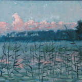 Painting “Dawn.Fog”, Oil paint, Realist, Landscape painting, 2014 - photo 1