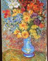 Vase with daisies and anemones-Ваза с маргаритками и анемонами Vase with daisies and anemones-Ваза с маргаритками и анемонами