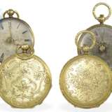 Pocket watch/pendant watch: pair of rare Lepines, miniature sizes, Robert Brandt & Muller, Switzerland ca. 1830/1840, formerly nobleman's possession - Foto 1