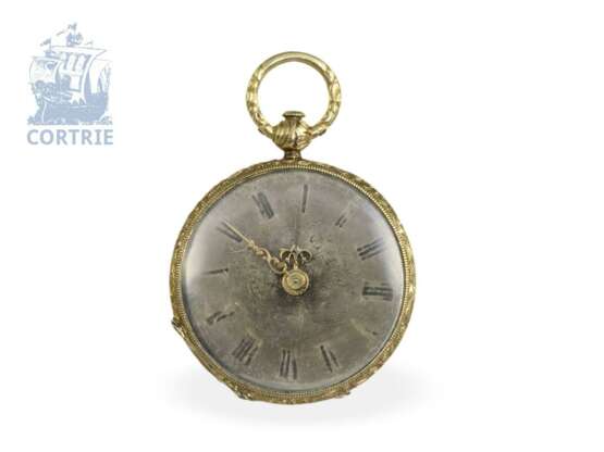 Pocket watch/pendant watch: pair of rare Lepines, miniature sizes, Robert Brandt & Muller, Switzerland ca. 1830/1840, formerly nobleman's possession - фото 2