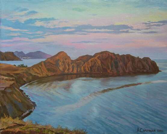 Painting “Cape Chameleon”, Canvas, Oil paint, Realist, Landscape painting, Russia, 2011 - photo 1
