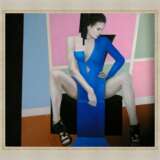 Painting “Woman in Blue”, Canvas, Oil paint, Realist, 2016 - photo 2
