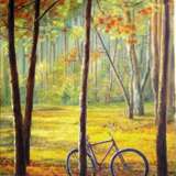 Painting “On the bike ride”, Canvas, Oil paint, Impressionist, Landscape painting, 2016 - photo 1