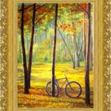 Painting “On the bike ride”, Canvas, Oil paint, Impressionist, Landscape painting, 2016 - photo 2