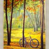 Peinture «Sur велопрогулке», Toile, Peinture à l'huile, Impressionnisme, Peinture de paysage, 2016 - photo 3