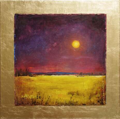 Peinture «L'été. Au coucher du soleil.», Toile, Peinture à l'huile, Impressionnisme, Peinture de paysage, 2019 - photo 1