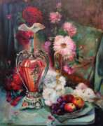 Nata Sar (b. 1980). Натюрморт с фруктами и цветами
